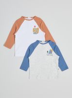 Polera Bicolor Ranglán Niño
