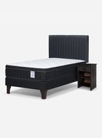 Cama Europea 1 Plaza New Style 6 Plus + Set Lucio