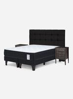 Cama Europea King New Style 6 Plus + Set Issey