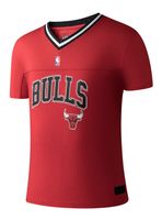 Camiseta Loose Fit Estampado Logo Chicago Bulls