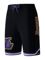Short Regular Fit con Malla y Logo Lateral Lakers