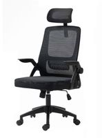 Silla de Escritorio Ergonómica Negra 24 Hr