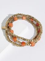 Pulsera Elasticada Metalizada con Color