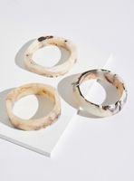 Pulsera Pack Rígida de Resina con Efecto Marmolado