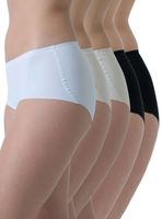 Pack 5 Maxi Pantaleta Microfibra sin Demarcación Tiro Alto