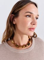 Collar Resina Forma de Piedras