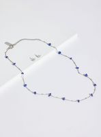 Set Collar y Aros Luna Plata