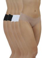Pack 5 Hikini Algodón Corte Láser