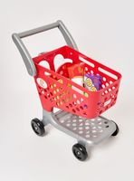 Juguete Carrito de Compras Rojo + Accesorios