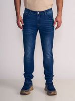 Jeans Skinny Tiro Medio Dark