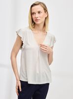 Polera Manga de Vuelo con Pinza Central