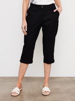 Pantalón Capri de Lino Estampado