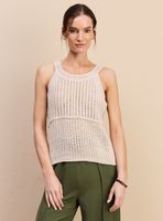 Polera Tejida con Corte