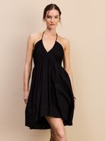 Vestido Ligero con Recogido en Escote