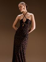 Vestido Strapless Ajustado Cut Out Colección Ange Eyzaguirre