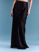 Falda Maxi Satinada Colección María Guldman