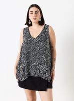 Blusa Elasticada en Capas