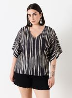 Blusa Kimono Escote V