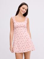 Vestido Forrado Full Print