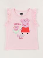 Polera con Vuelos Baby Evie Peppa Pig