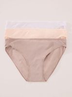 Pack 3 Calzón Clásicos Microfibra Tonos Neutros