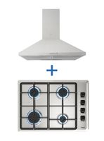 Kit Empotrable Encimera HLX 540 BUT + Campana DBB 60 INOX