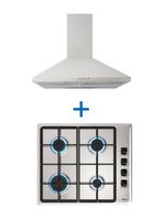 Kit Empotrable Encimera HLX 640 INOX + Campana DBB60 INOX