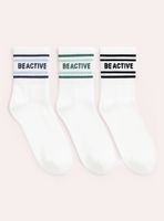 Tripack Calcetín Estilo Retro con Rayas