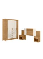 Clóset 6 Puertas 4 Cajones Aruba + Respaldo