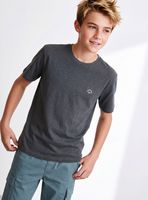 Polera Lavada con Mini Bordado