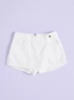 Short Falda Strass de Algodón