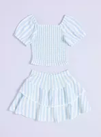 Conjunto Set Estampado y Panal Niña