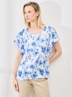 Polera Delantero Satinado Full Estampado