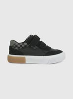 Zapatilla Urbana  Niño Print a Cuadro Dos Velcro