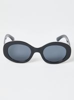 Anteojo Redondo Negro Mujer