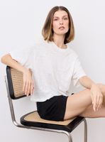 Polera Manga Corta y Hombro Caído