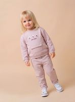 Buzo con Polerón Bolsillo y Print Flower