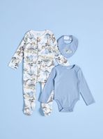 Conjunto con Estampados Dinos Acuarelados