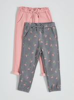 Pantalón Bipack Print Floral y Liso