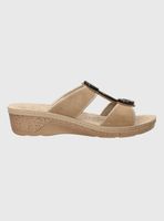 Sandalia Bussana Cuero Mujer