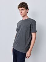Polera Crew Neck Algodón Bolsillo