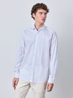 Camisa Poplin Algodón Cuello Italiano