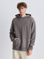 Polerón Bolsillo Canguro con Capucha Lavada Relaxed Fit