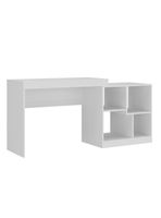 Escritorio Librero 2 Repisas Blanco