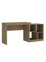 Escritorio Librero 2 Repisas Nogal