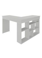 Escritorio Compacto en L + Librero 8 Cubos