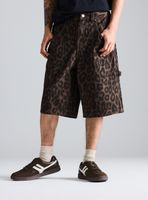Bermuda Print Leopardo Carpenter Fit
