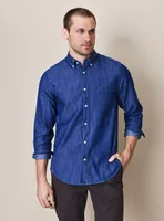 Camisa Manga Larga Denim Algodón