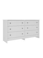 Cómoda Duplex 6 Cajones Blanco