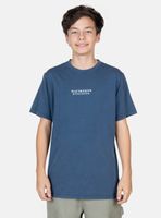 Polera Estampado Espalda Calavera Stencil Navy